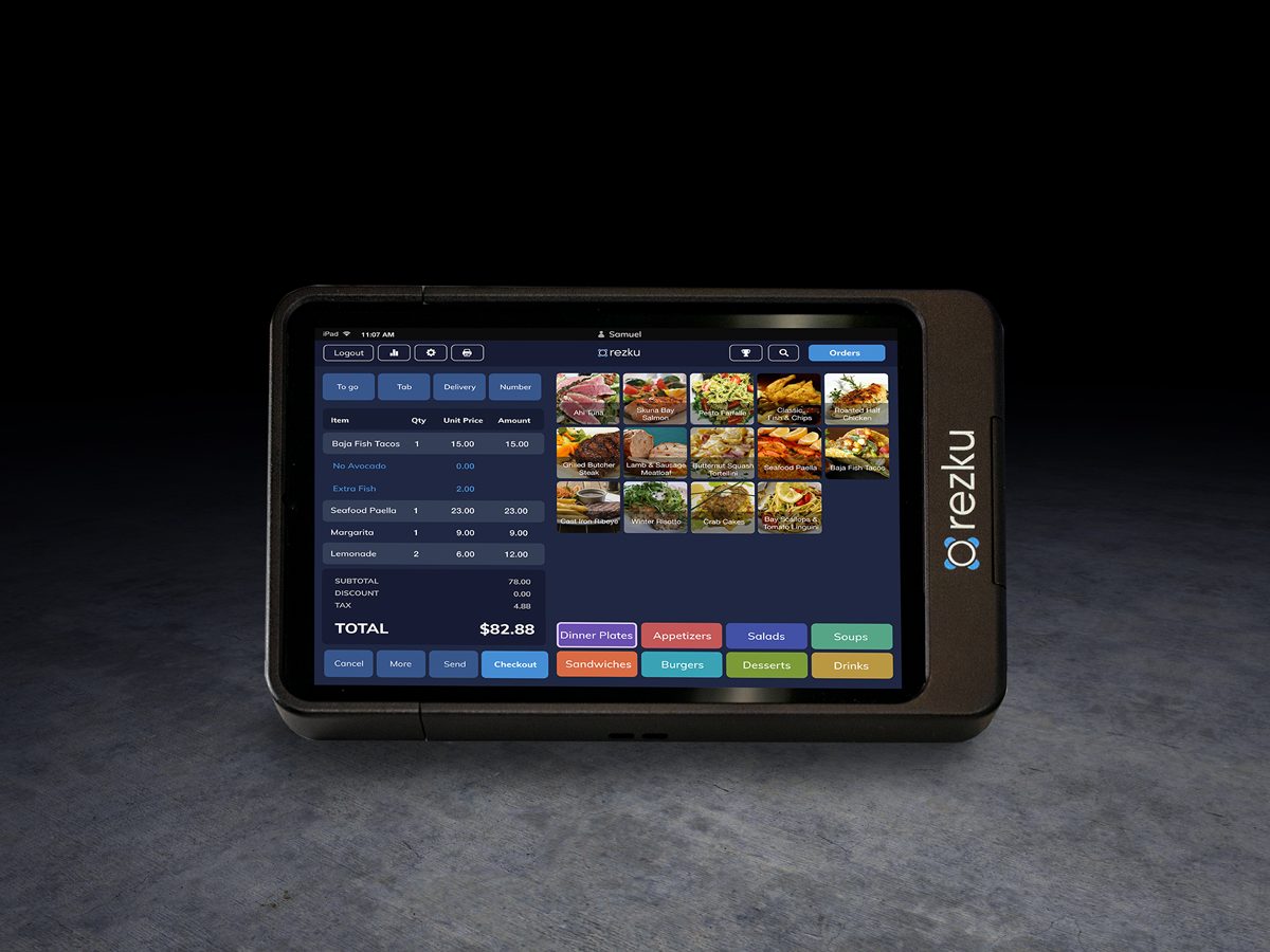 screenshot of Rezku POS